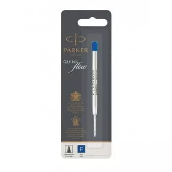 Parker Quinkflow Refill F sinine pastapliiatsi täidis (Blisterpakend)