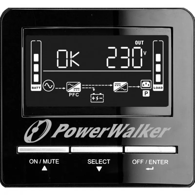 PowerWalker 1100 CW katkematu toiteallikas (UPS) Line-Interactive 1,1 kVA 770 W