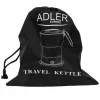 Adler AD 1377G elektriline veekeetja, 0,6 l mahutavus, 600 W, hall, plastik/silikoon/roostevaba teras
