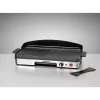 Elektriline lauagrill Rommelsbacher BBQ 2003 — 1900 W, 50×25 cm, sooneline + Teppanyaki, reguleeritav termostaat, hõbedane/must