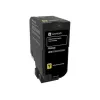 Toonerkassett Lexmark 74C20Y0 1000 lehekülge Kollane