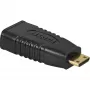 Wentronic Goobay HDMI™-Adapter, HDMI Standard-Socket (Type A), Must - HDMI™ A-Socket>HDMI™ C(Mini)-Plug (68841)