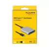 DeLOCK 91751 kaardilugeja USB 3.2 Gen 1 USB-C hõbedane