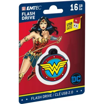 USB-mälupulk EMTEC Wonder Woman Collector 16 GB USB Type-A 2.0 mitmevärviline