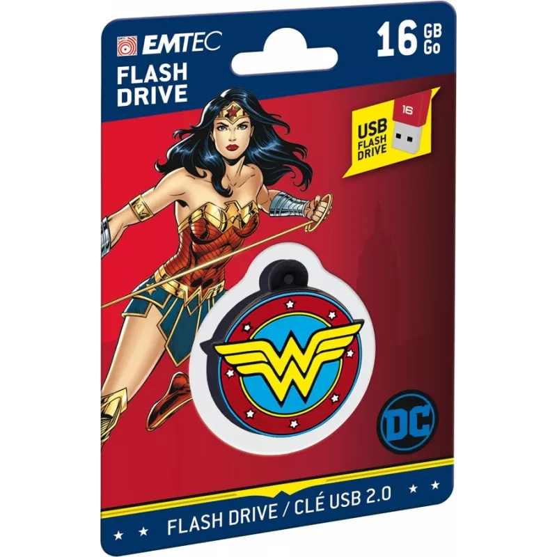 USB-mälupulk EMTEC Wonder Woman Collector 16 GB USB Type-A 2.0 mitmevärviline