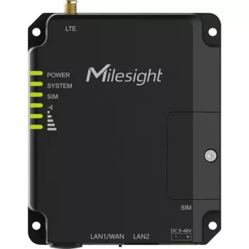 Tööstuslik ruuter Milesight UR32 Lite 4G LTE — kompaktne mobiilsidevõrguruuter M2M/IoT ühenduvuseks