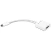 USB-adapter, USB-C-pistik > DisplayPort-pesa (valge, 11 cm)
