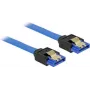 SATA kaabel DeLOCK 84980 0,7 m SATA 7-kontaktiline must sinine