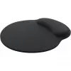 Mäluvaht hiirematt Speedlink VELLU randmetoega, 230×254 mm, must