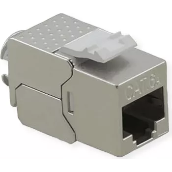 VALUE Cat.6A (klass EA) Keystone, RJ-45, varjestatud, tööriistavaba, SuperSLIM (26.99.0376)