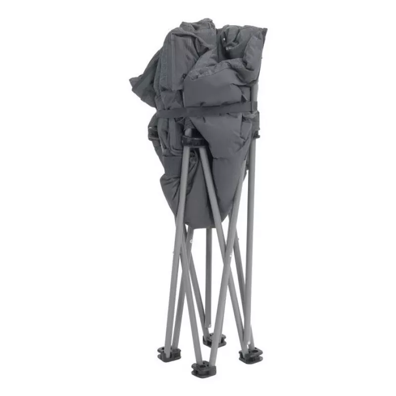 Matkatool Outwell Sardis Lake Chair 470474 — 4-jalgne kokkupandav tool, max kandevõime 150 kg, Must/Hall