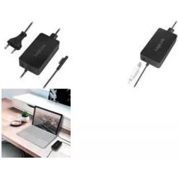 Logilink - Toiteplokk - AC 100-240 V - 38.7 W - Microsoft Surface Book, Laptop, Pro (Mitte 2017), Pro 3, Pro 4, Pro 6 (PA0197)