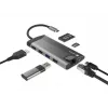 NATEC Fowler Plus USB USB-C Must Hall MicroSD SD Jaotur
