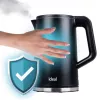 IDEALi veekeetja 1,7 l, terasest korpus, võimsus 1500 W, must