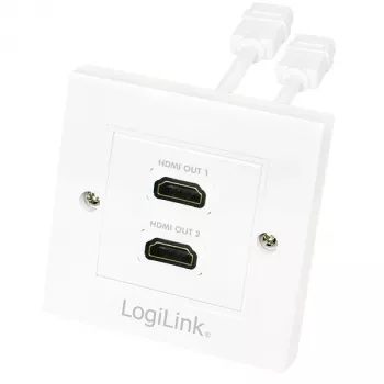 HDMI-kaabel LogiLink AH0015, tüüp A, emane-emane, valge