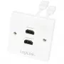 HDMI-kaabel LogiLink AH0015, tüüp A, emane-emane, valge