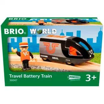 Reisirong BRIO 63604700 oranž-must, puidust mängurongikomplekt, ühilduv BRIO rööbastega