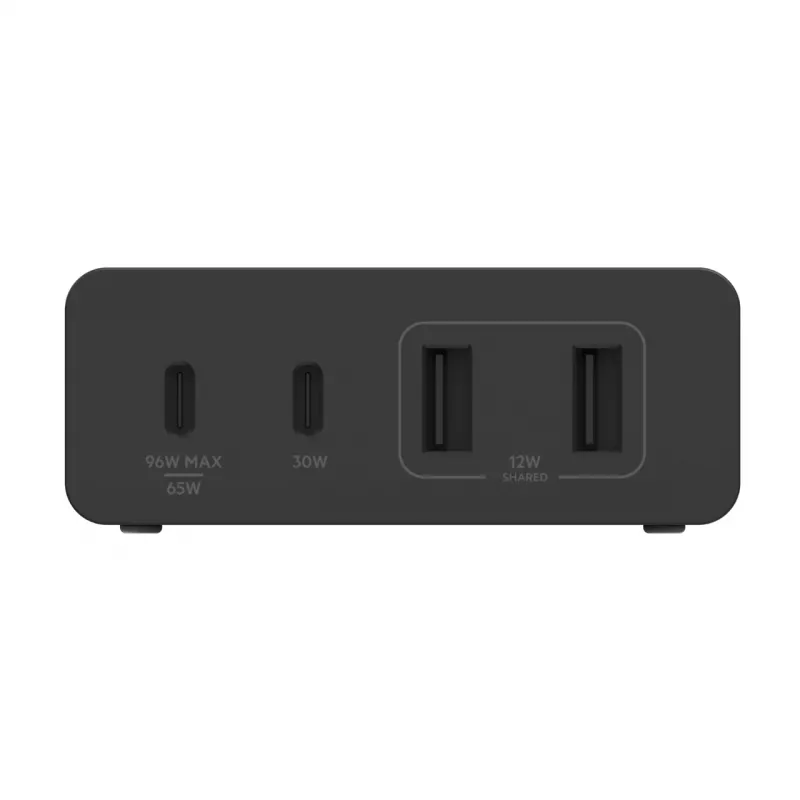 Laadija Belkin WCH010vfBK siseruumide vahelduvvoolu kiirlaadimine 2 USB USB-C must