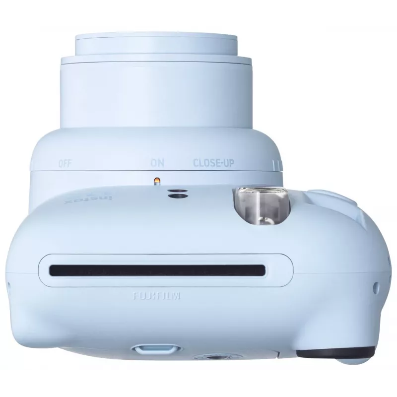 Kiirkaamera Fujifilm Instax Mini 12 sinine — 86 x 54 mm prindid, 60 mm fookuskaugus, elektrooniline katik