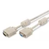 VGA monitori pikenduskaabel DIGITUS AK-310203-030-E — 3 m, VGA (D-Sub) isane VGA (D-Sub) emasele, 3Coax+7-juhtmeline, beež