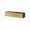 Cama elutoa mööblikomplekt VIGO 9 must/wotani tamm