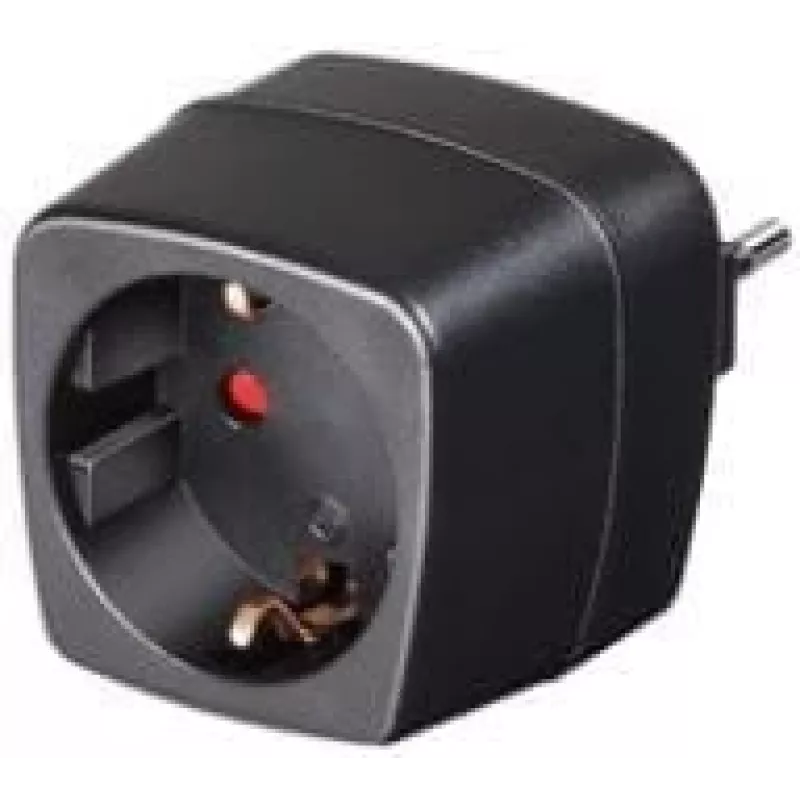 Toiteadapter/pistikupesade adapter Brennenstuhl 1508470 — siseruumides, 250 V sisend, 10 A, must