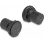 DeLOCK USB 2.0 Type Micro-B to USB 2.0 Type Micro-B sisseehitatud pistik must