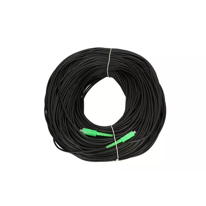 Extralink Patchcord SC/APC-SC/APC, Ümar, Riputatav, Ühemoodiline, Simpleks, G.657A2, 140m