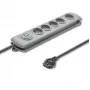 Liigpingekaitse Qoltec 50270 Hall 5 vahelduvvoolupistikut 230 V