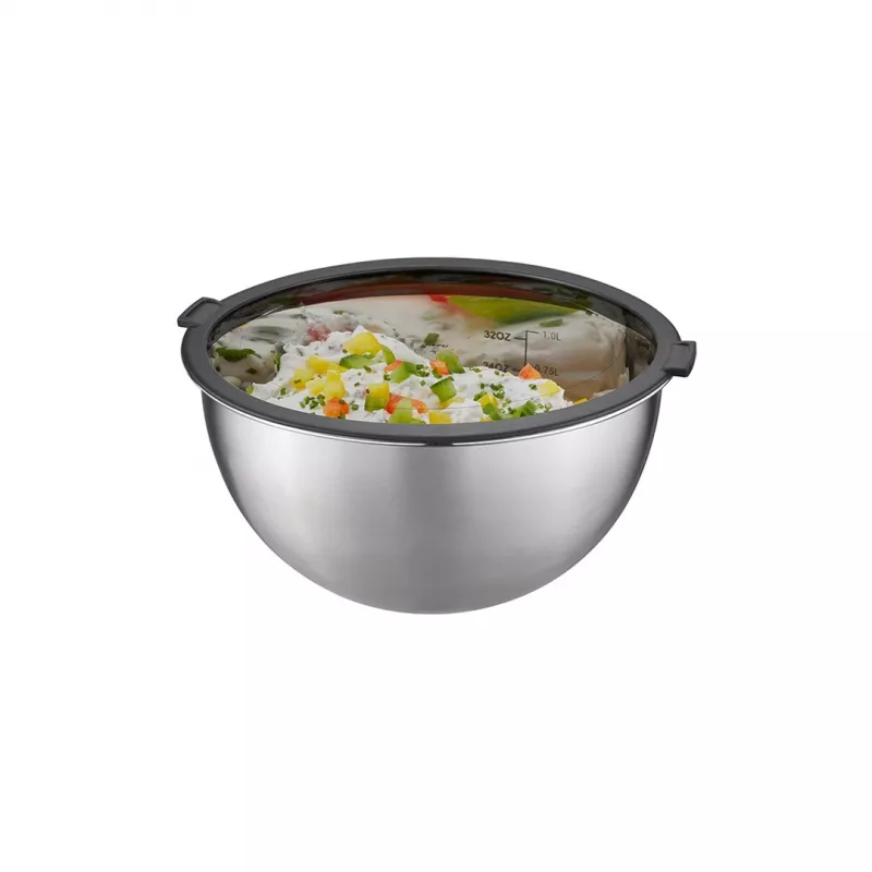 GEFU 89430 toidunõu Ümarkomplekt 8 L roostevaba teras 1 tk