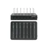 Manhattan laadimisjaam, 6x USB-A porti, väljundid: 6x 2,4 A, Smart IC, LED-indikaatortuled, must, kolmeaastane garantii