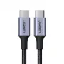 USB-C–USB-C kaabel UGREEN 90120B — 3 m, 5 A, PD, 20 V, 480 Mbit/s, must