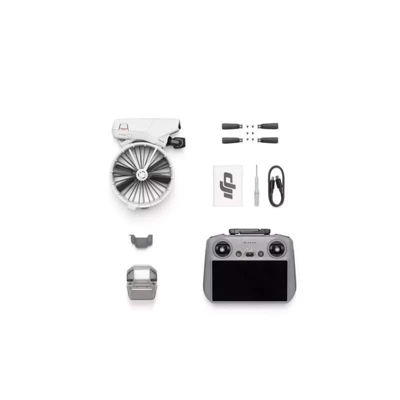Droon DJI Flip 4 48 MP kaameraga, 4K (3840x2160), 3110 mAh aku, 16 m/s, 14 000 m ulatus, 4 rootorit, 0,249 kg, must/valge