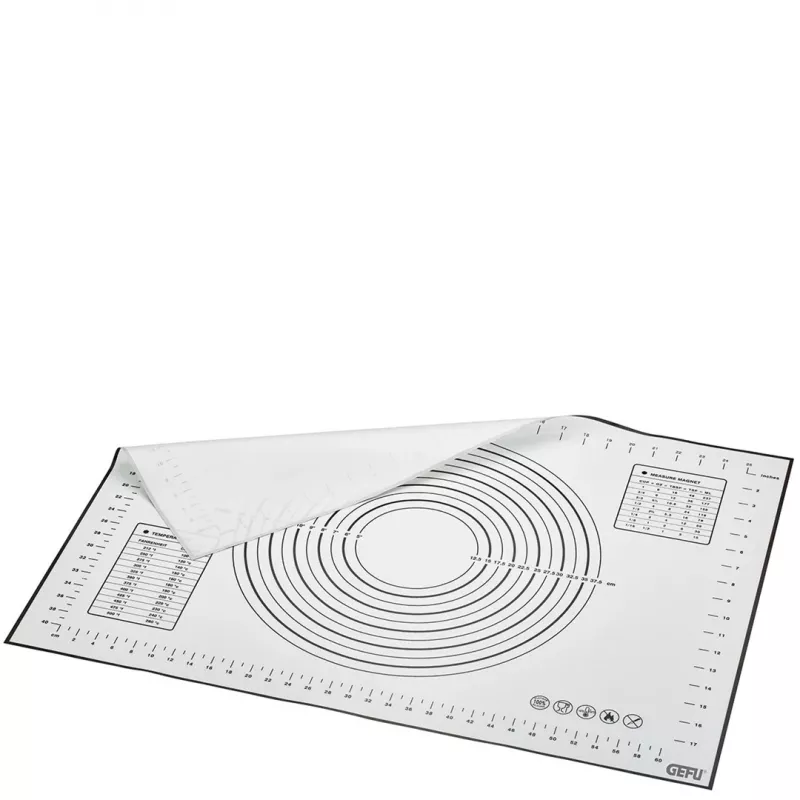 Küpsetusmatt GEFU PAD – silikoon, elevandiluuvalge, 500 × 700 mm