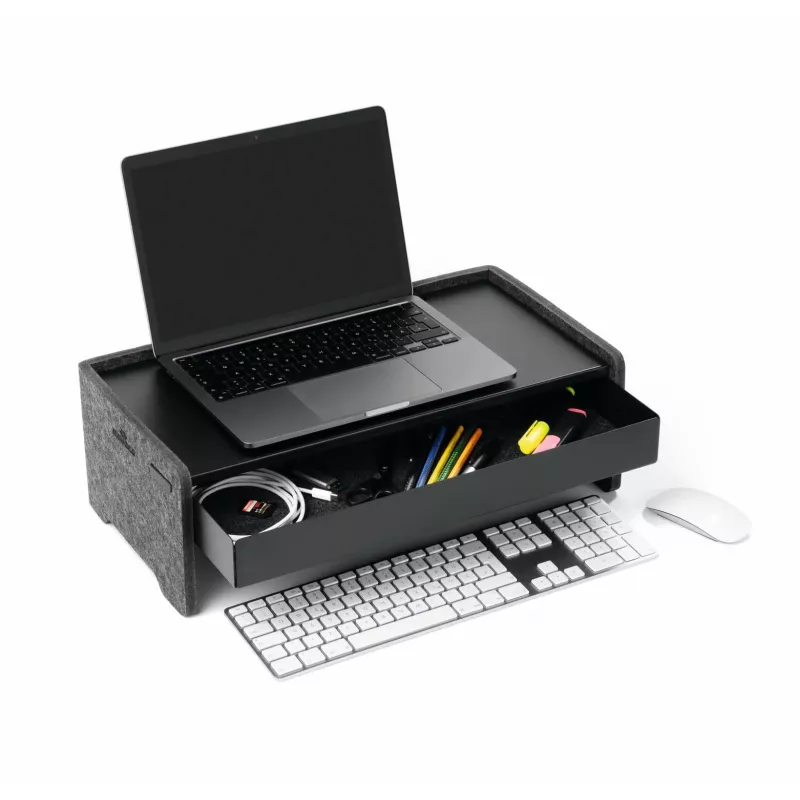 Drawer Durable 508201 monitor mount accessory Must Metal 468mm width 221mm depth 53mm height