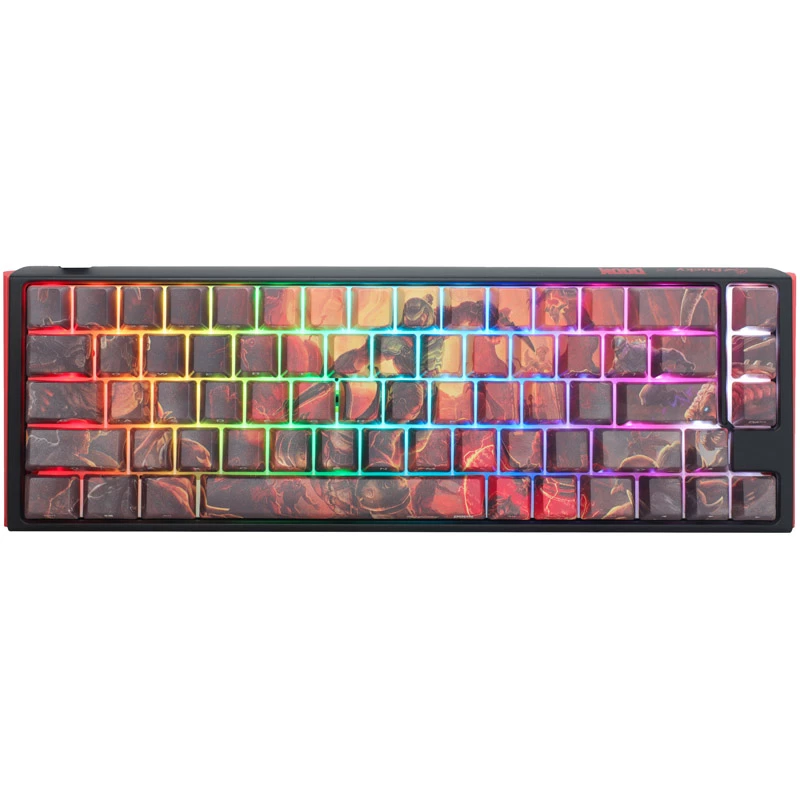 Ducky One 3 SF Doom Limited Edition klaviatuur Mängimine USB QWERTY UK English Mitmevärviline