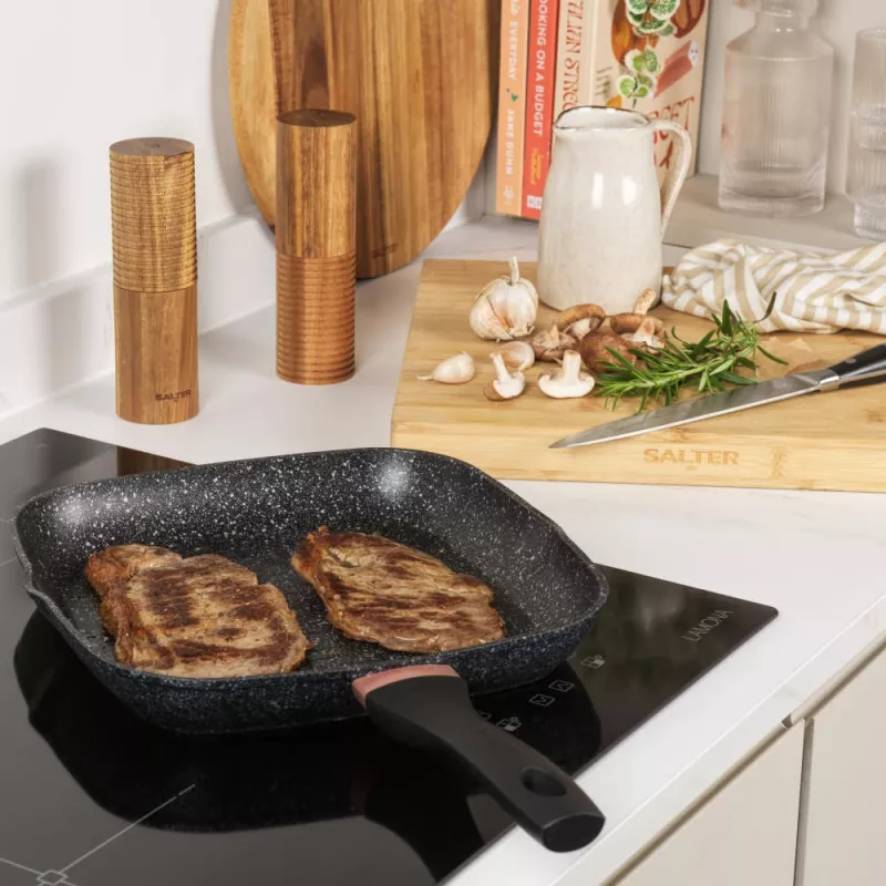 Grillpann Salter BW10702BRMFOB 28 cm Megastone koos Termokraega