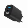 Mobiilseadme laadija Gembird TA-UC-PDQC30LCD-BK-01 kiirlaadimine must