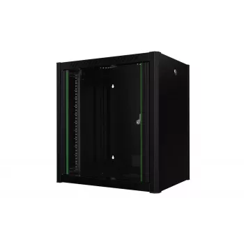19-tolline 12U seinakinnitusega räkk Pro 600 x 450 x 645mm - must