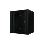 19-tolline 12U seinakinnitusega räkk Pro 600 x 450 x 645mm - must