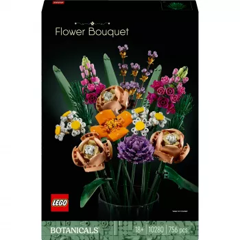 LEGO 10280 Icons Lillekimp Kunstlillede Komplekt Täiskasvanutele Dekoratiivne Kodu Aksessuaar Kingiidee Naistele Meestele Talle Temale Naisele või Mehele