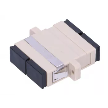 Fiiberoptiline adapter Extralink SC/UPC mitmemoodiline dupleks, emane-emane, hall