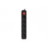 Pikendusjuhe Lanberg PS1-05E-0300-BK 3 m 5 pistikupesa Siseruumides Valge
