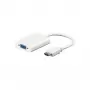 Wentronic Goobay HDMI™ to VGA-adapter, valge, 0,1 m - HDMI™ pistik > VGA pesa, 3,5 mm stereopesa (51758)