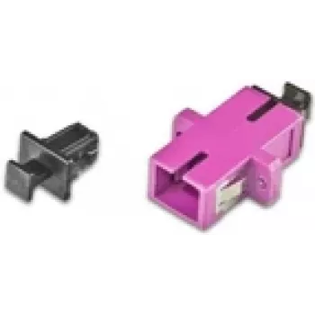 Lightwin LKUP SC-SC MM OM4 kate elektroonilise musta pistiku jaoks - violetne plastik (LKUP SC-SC MM OM4)
