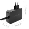 Qoltec PD 120W Turbo Fast Laadija | 5-28V | 3-4.5A | USB-C | Must
