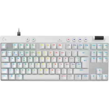 Logitech G PRO X RAPID mänguklaviatuur - TKL - mehaaniline - QWERTZ (CH) - valge (920-013286)