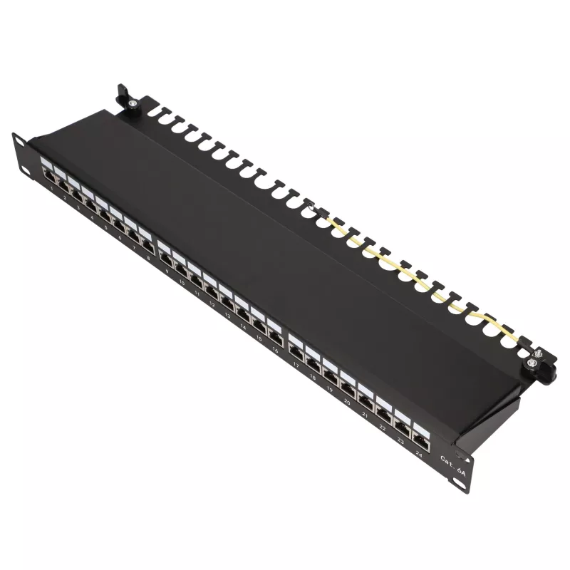Patch-paneel - Extralink CAT6A STP, 24 porti