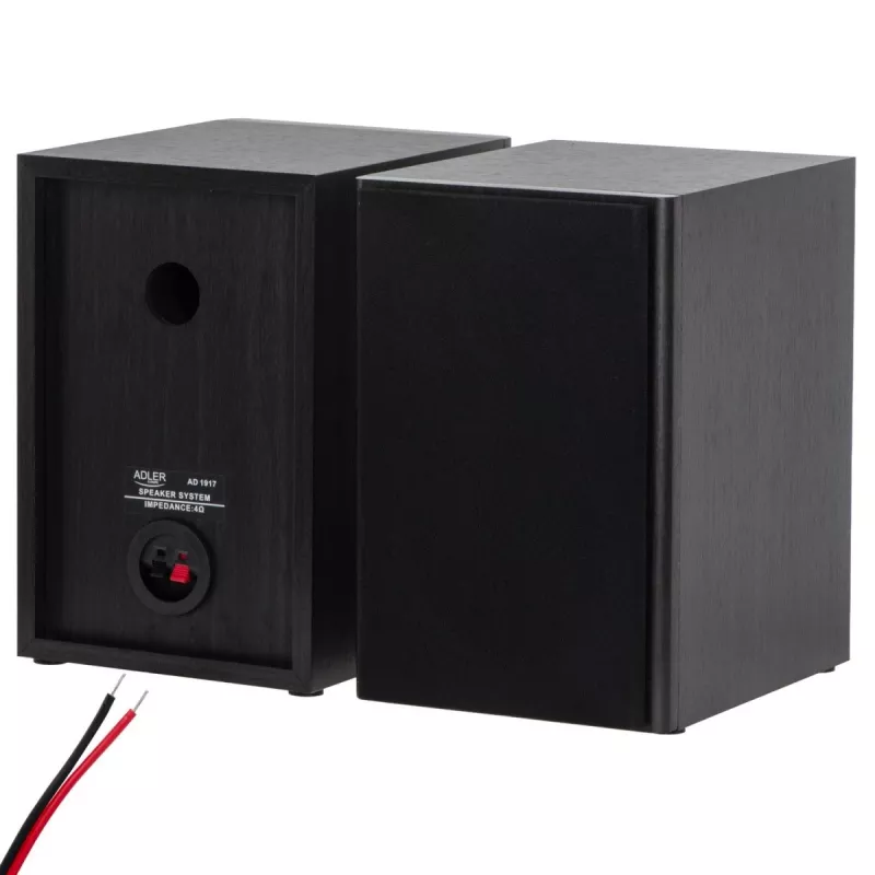 Mini Hi‑Fi stereosüsteem Adler AD 1917 — Bluetooth V5.3, CD/USB/MP3, 2×25W RMS, FM-tuuner, 4‑ribaline ekvalaiser, AUX, must