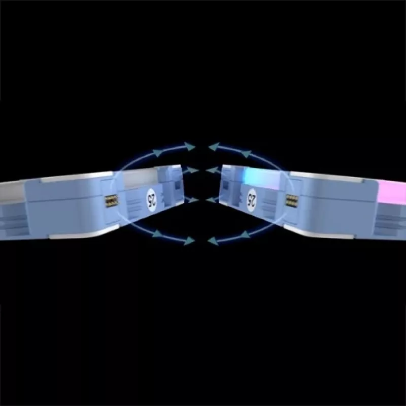Thermaltake SWAFAN EX14 ARGB 140mm 3-Pack korpuse ventilaator - hortensiasinine